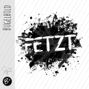 Bügelbild - " FETZT - STROKES Black "